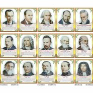 Комплект портретов выдающихся биологов