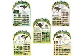 Комплект стендов Природные зоны Украины