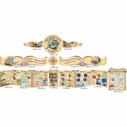 Комплект стендов в кабинет географии (расширенный)