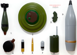 Комплект наглядных пособий-стендов Взрывоопасные предметы Стенд 1