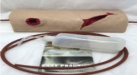 Манекен для тампонирования ран