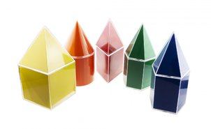 Набор моделей геометрических тел и фигур (пластиковые)