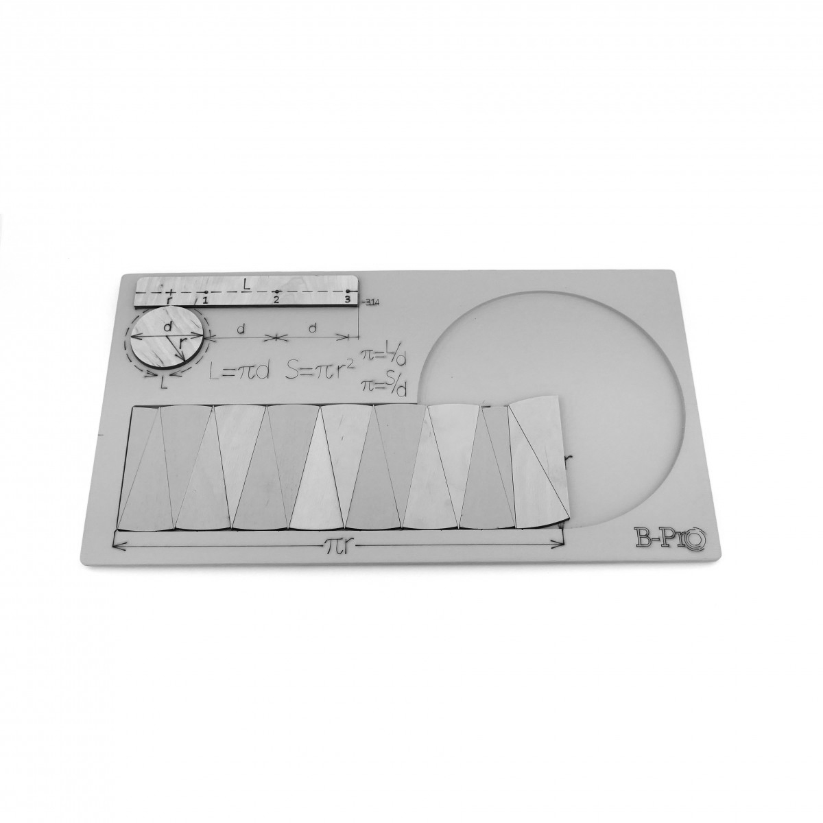 Демонстрационная модель площади круга и числа Пи