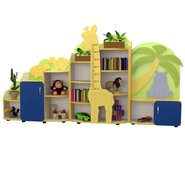 Стенка для игрушек Африка