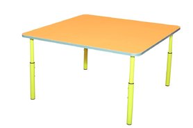 Стол детский квадратный (регулируется на ростовые группы № 1-3)