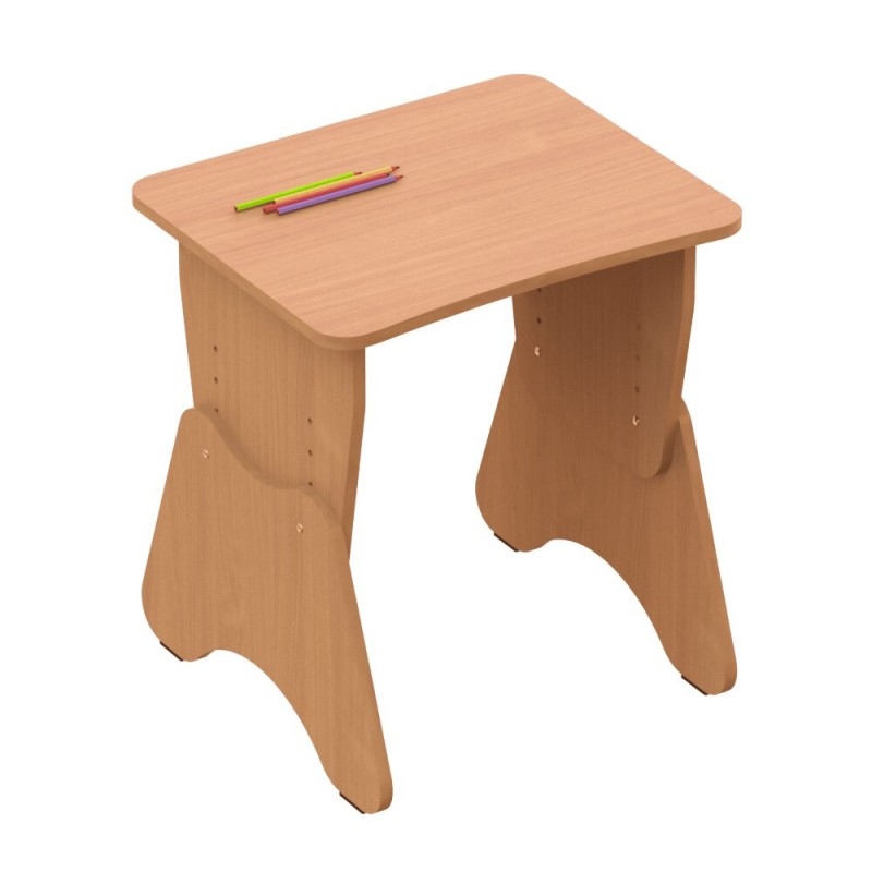 Детский столик одноместный с регулировкой высоты