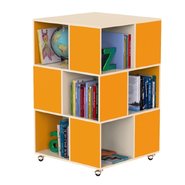 Стеллаж для книг на колесиках