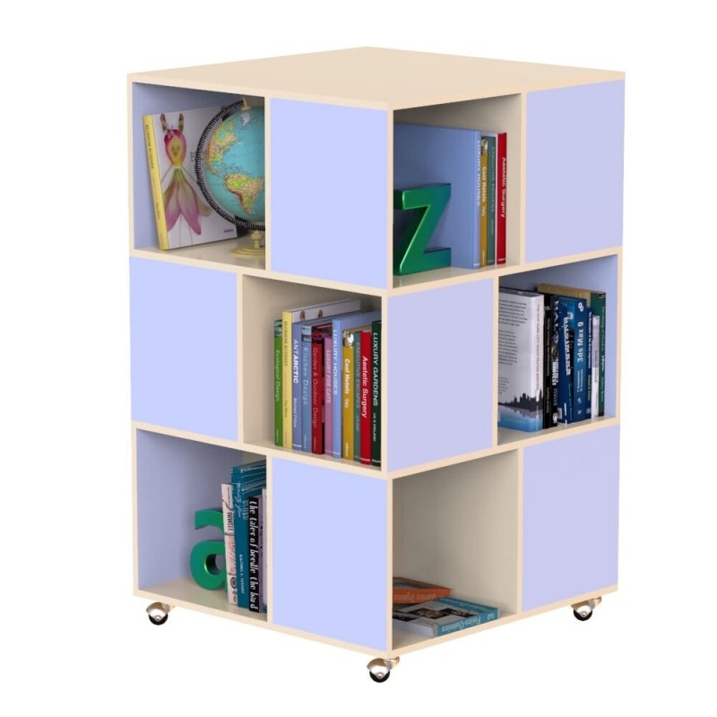 Стеллаж для книг на колесиках
