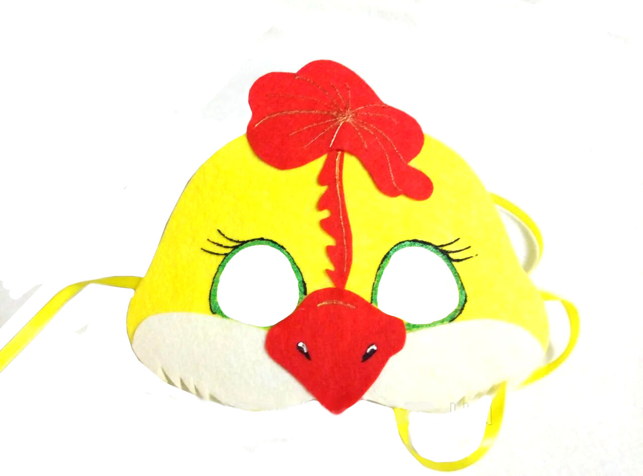 Набор масок для театральных представлений Животные (10 шт)