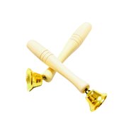 Колокольчики с деревянной ручкой (2 шт.)