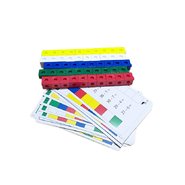 Набор учебных карточек с проверочными кубами (действия над числами). Уровень 1