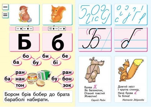Набор плакатов по обучению грамоте и письму, 1 класс