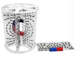 Модель для демонстрации линий магнитного поля в объеме