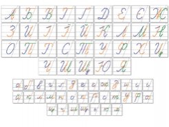 Демонстрационные буквы на магнитах по украинскому языку