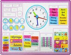 Магнитный календарь (английский язык)