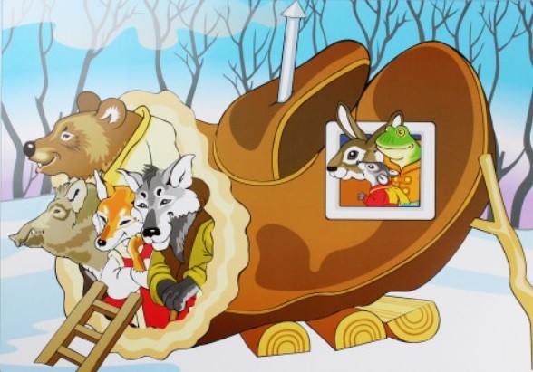 Набор сюжетных рисунков для развития речи (к сказкам)