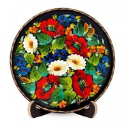 Набор предметов быта с петриковской росписью