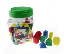 Набор геометрических тел и фигур в тубусе (раздаточный)