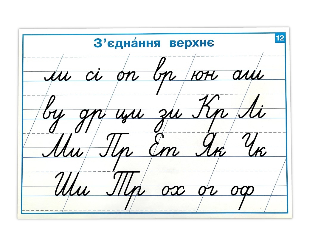 Комплект Образцы соединений букв. Образцы каллиграфического письма букв. Требования к правильной осанке во время письма