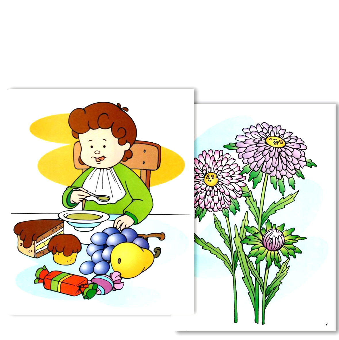 Набор сюжетных и предметных рисунков для развития речи