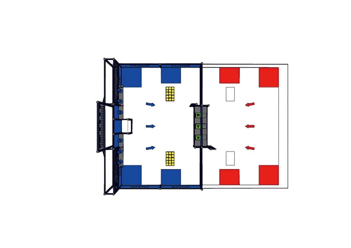 Набор для соревнований Makeblock MakeX Challenge Practice Arena