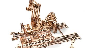 Механическая 3D модель Манипулятор на рельсах