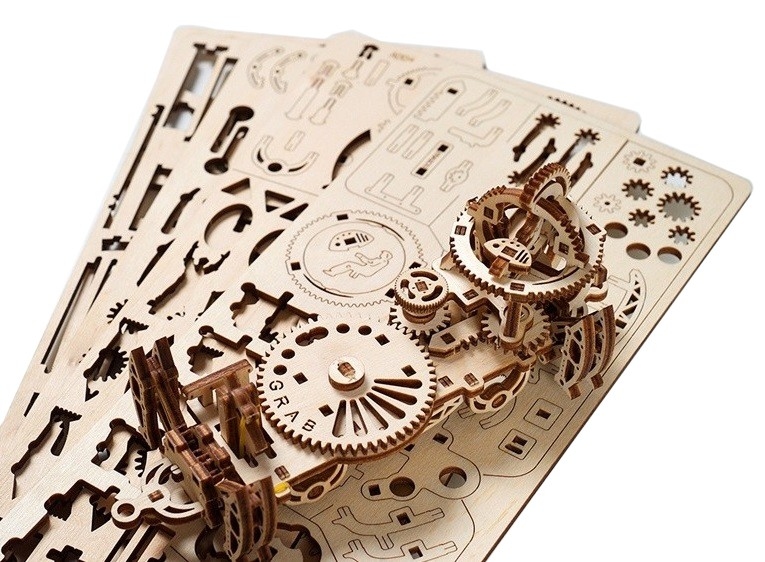 Механическая 3D модель Манипулятор на рельсах