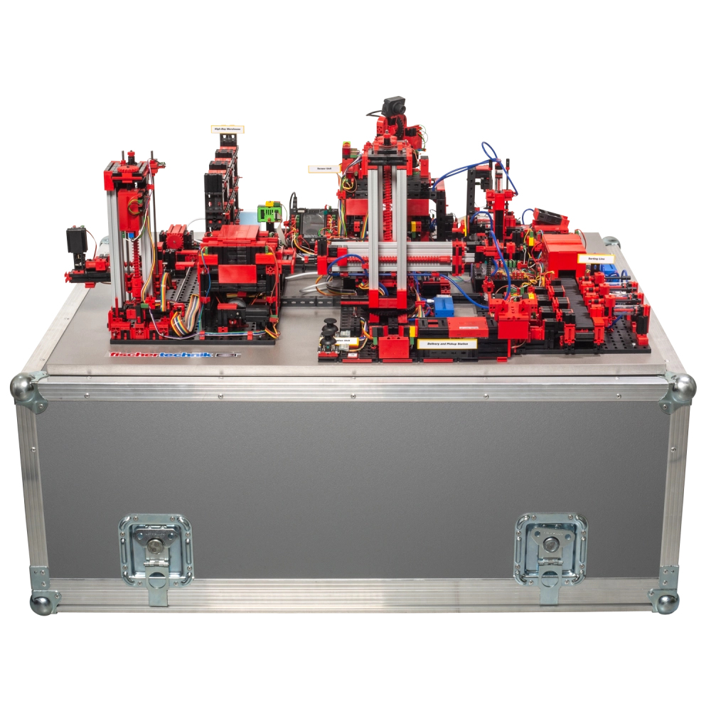 Кейс Fisсhertechnik для транспортировки линий Trainingsmodelle Factory