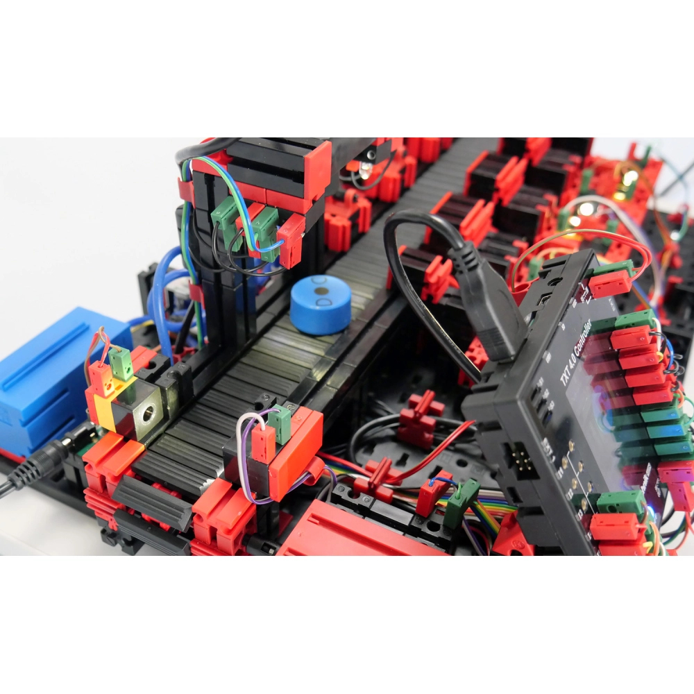 Конструктор Fisсhertechnik Trainingsmodelle Сортировочная линия из ШИ 9В FT-568416