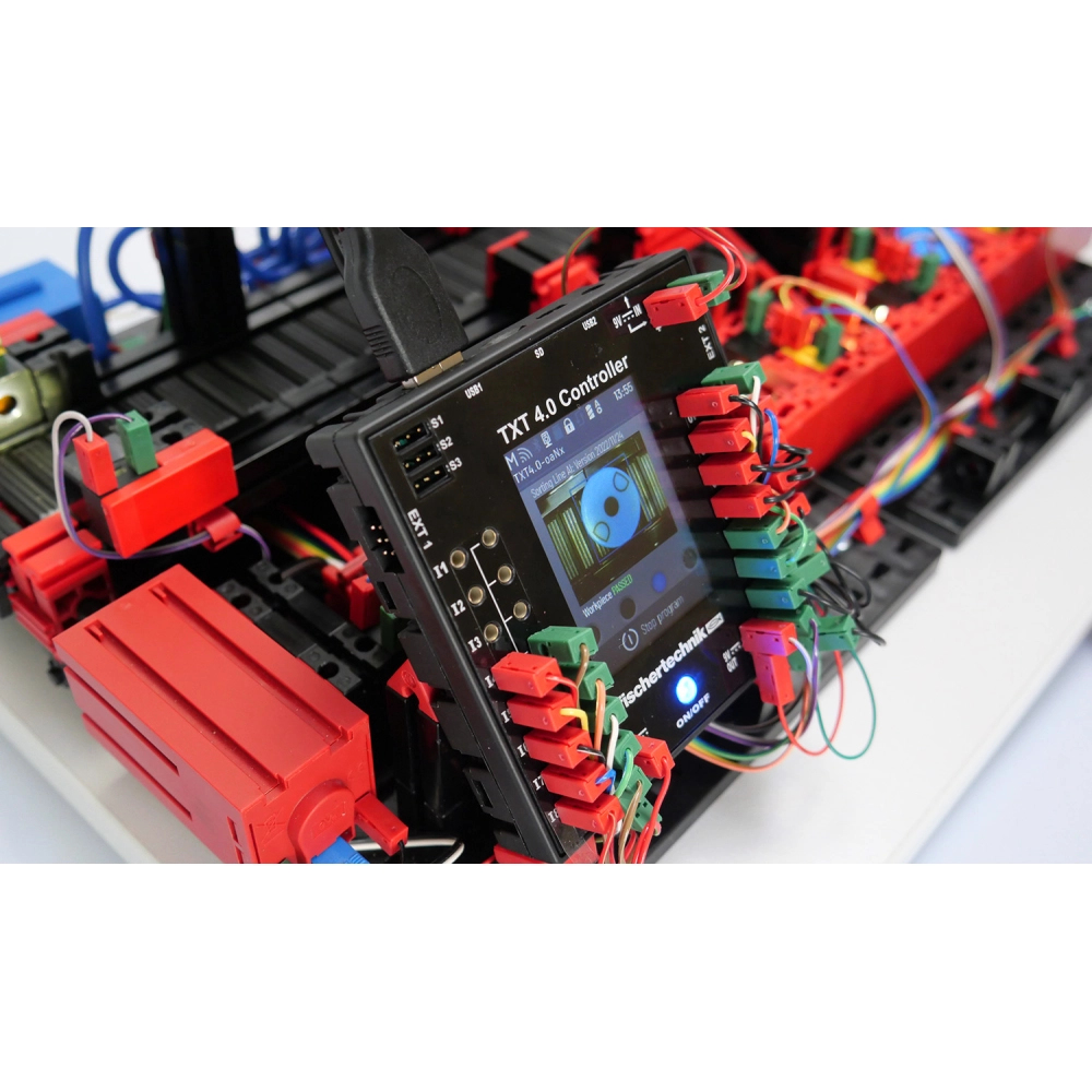 Конструктор Fisсhertechnik Trainingsmodelle Сортировочная линия из ШИ 9В FT-568416