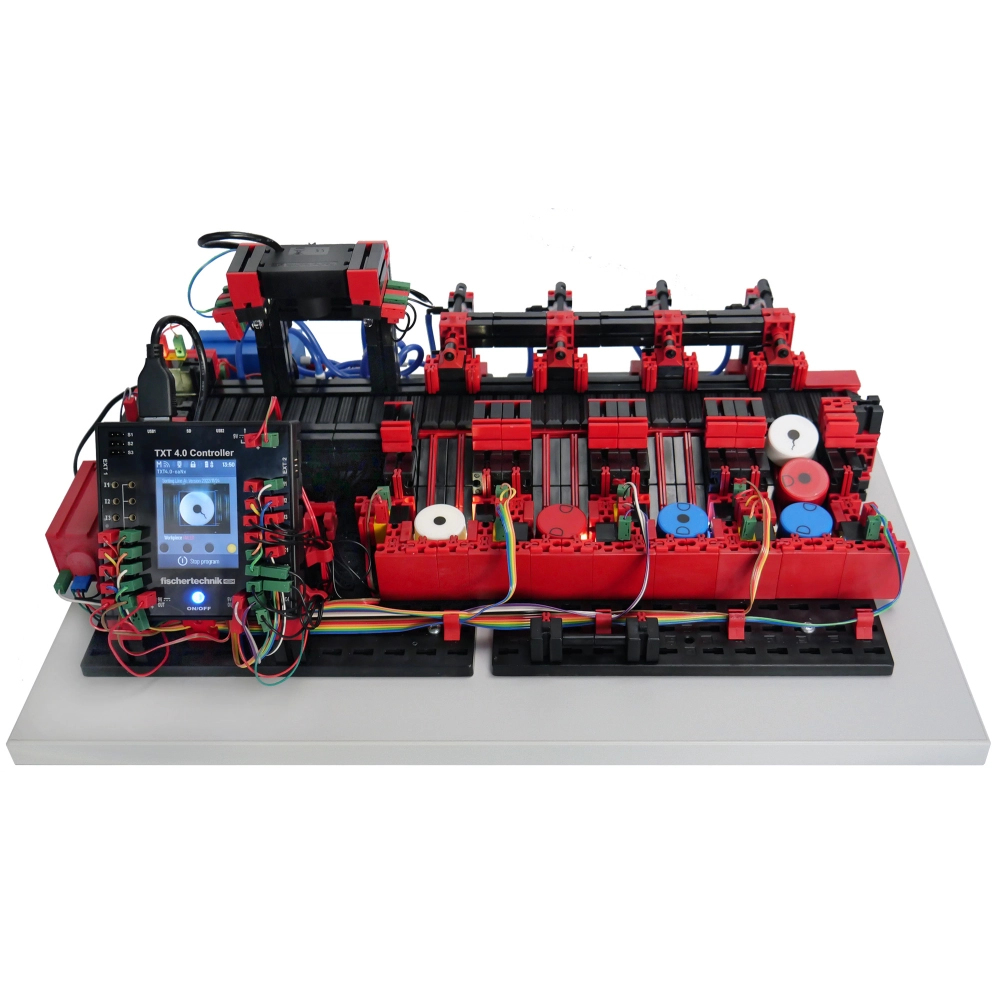 Конструктор Fisсhertechnik Trainingsmodelle Сортировочная линия из ШИ 9В FT-568416