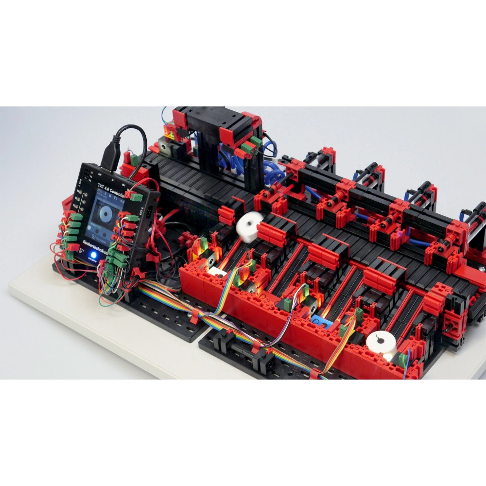 Конструктор Fisсhertechnik Trainingsmodelle Сортировочная линия из ШИ 9В FT-568416