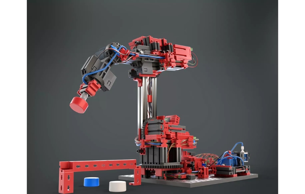 Набор-расширение Fisсhertechnik STEM ROBOTICS Промышленные роботы FT-564064
