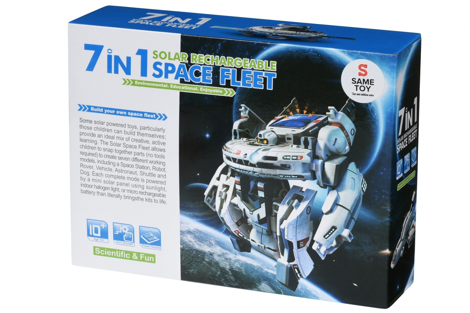 Робот-конструктор Same Toy Космический флот 7 в 1 на солнечной батарее